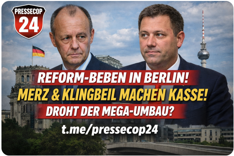 +++ REFORM-BEBEN IN BERLIN! MERZ UND KLINGBEIL ÖFFNEN DIE GELD-SCHRANKE – DROHT JETZT DIE MEGA-UMBAU-REPUBLIK? +++