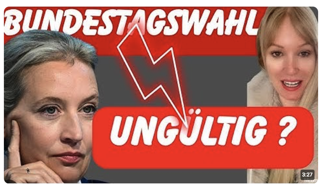 Wahnsinn! Wird die Bundestagswahl 2025 UNGÜLTIG erklärt?