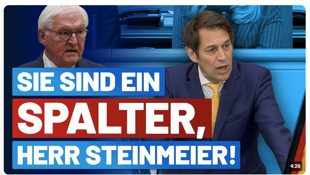 Demokratie-Debatte: Dr. Götz Frömming rechnet mit dem Bundespräsidenten ab! – AfD-Fraktion