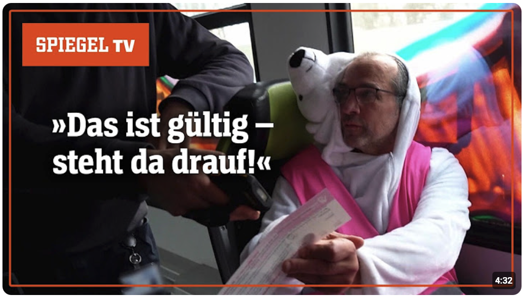 Null-Euro-Ticket: Kostenlos mit der Bahn fahren – aus Protest | SPIEGEL TV