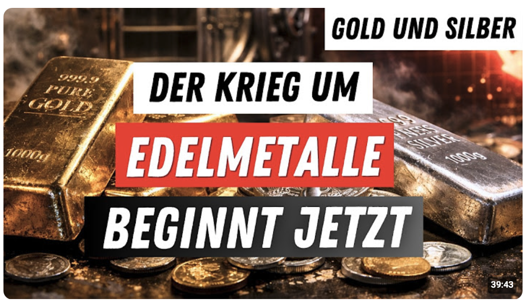 EDELMETALL-ALARM JETZT: Warum die Welt Gold & Silber gerade LEERRÄUMT!