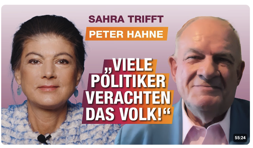 „Sahra trifft“ Peter Hahne: Ist Deutschland noch zu retten?