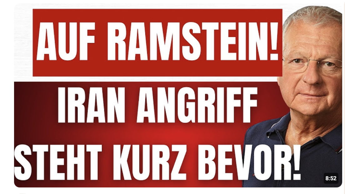 OFFIZIELL: IRAN kurz vor Angriff auf US-BASIS RAMSTEIN in der BRD mit HYPERSCHALLRAKETEN aus CHINA!