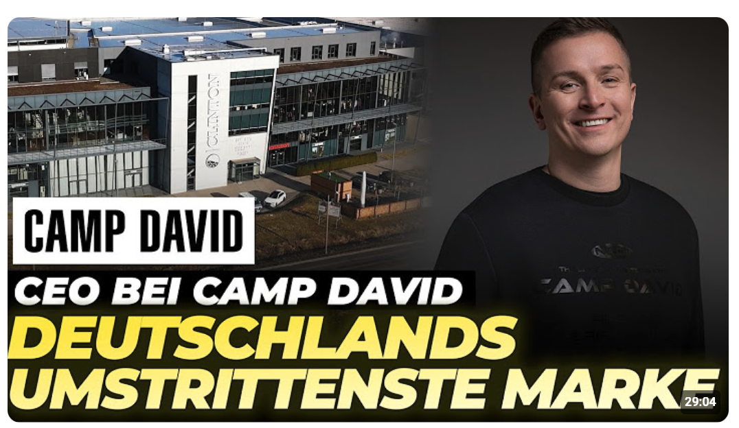 Deutschlands UMSTRITTENSTE Marke | CEO bei Camp David
