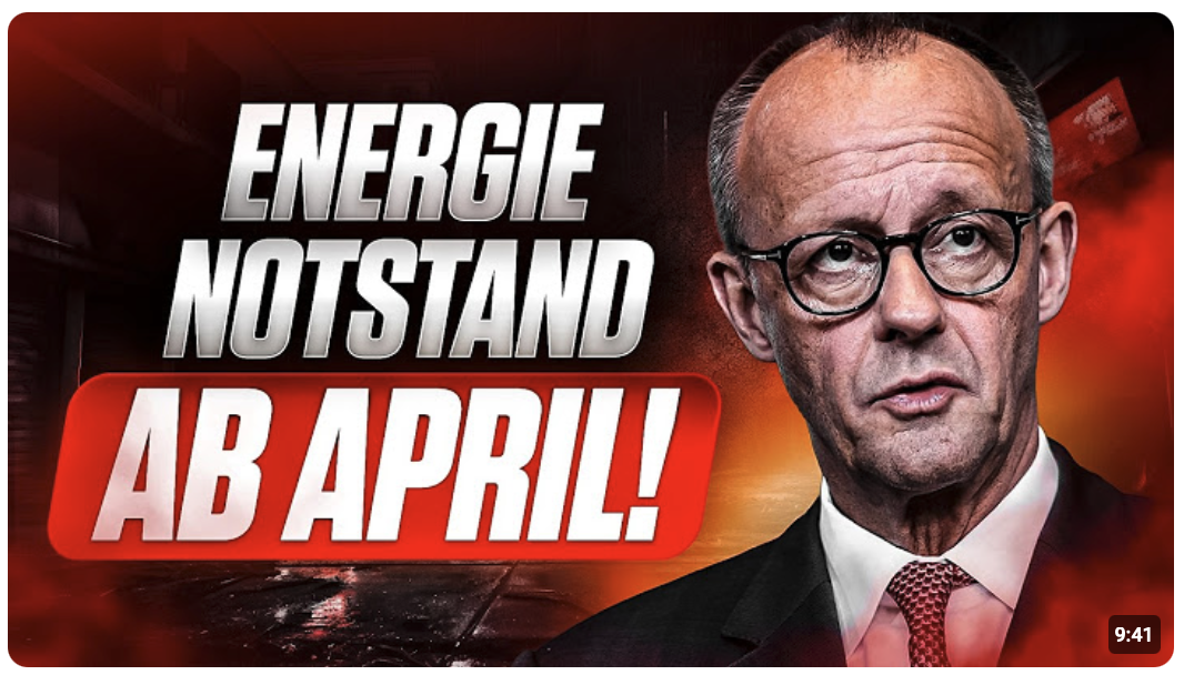 NOTSTAND ab APRIL! Energie LOCKDOWN schneller als erwartet!
