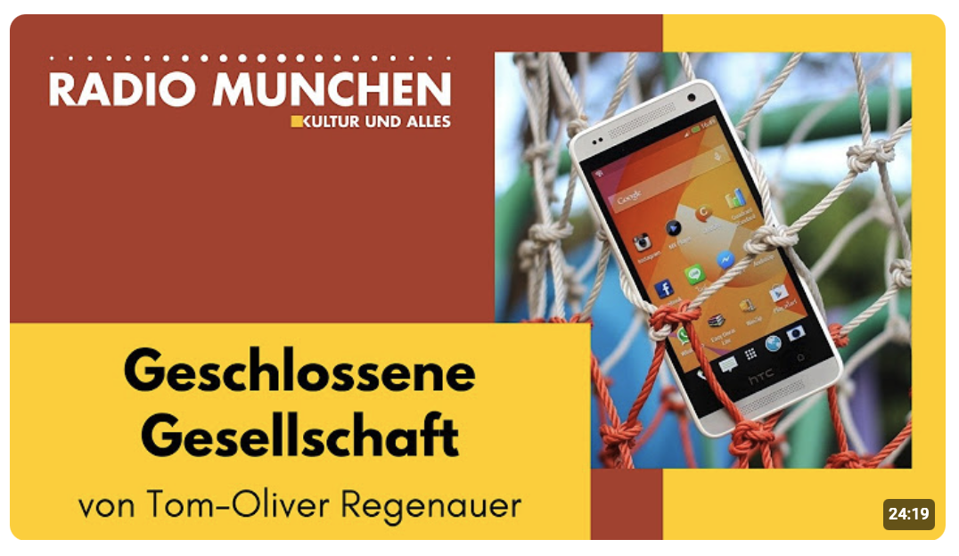 Geschlossene Gesellschaft – von Tom Oliver Regenauer