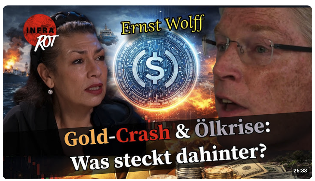 Klare Sicht: Ernst Wolff  Gold‑Crash, Ölkrise & digitaler Dollar“