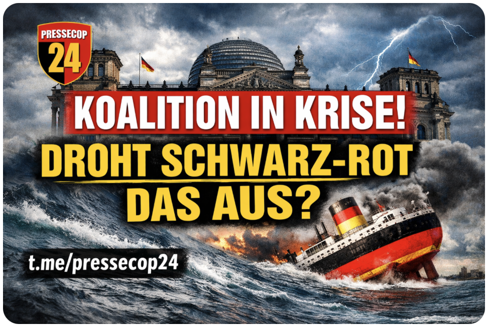 +++ REGIERUNG AM ABGRUND! DEUTSCHLAND ZITTERT VOR KOALITIONS-KOLLAPS – DROHT SCHWARZ-ROT DAS FRÜHE AUS? +++
