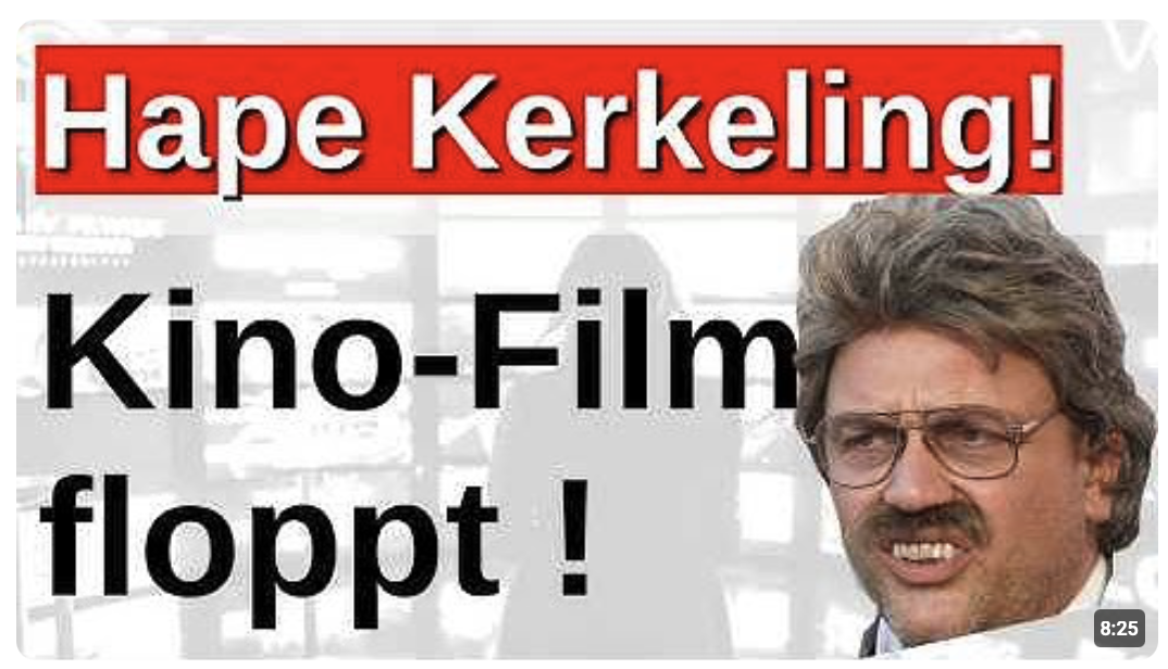Boykott! Kinofilm floppt! 12 Millionen Wähler verunglimpft!