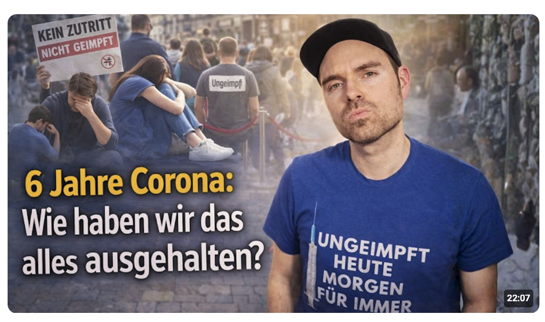 6 Jahre Corona: Huldigung der Ungeimpften Menschen!