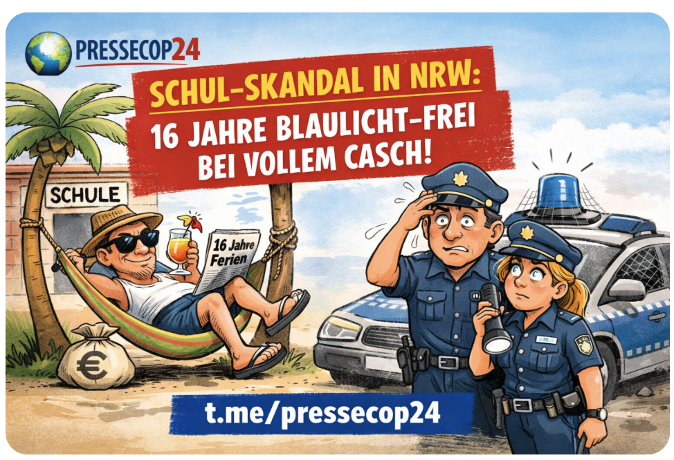 SCHUL-SKANDAL IN NRW: 16 JAHRE BLAULICHT-FREI BEI VOLLEM CASCH!