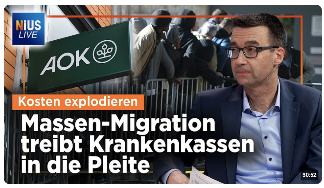 Migration sprengt unser Gesundheitssystem – trotz Rekordeinnahmen!