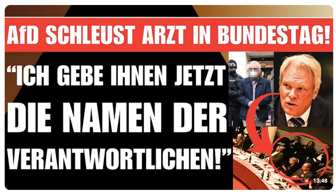 „WISSEN SIE WAS GERADE IN KRANKENHÄUSERN VORBEREITET WIRD?“ ARZT PACKT IM BUNDESTAG AUS! DAS WAR’S!