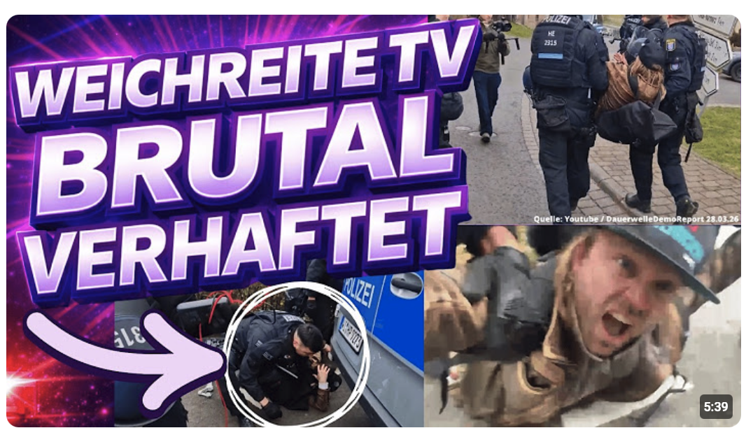 UNFASSBARE SZENEN Weichreite TV VERHAFTET Polizeigewalt in Fulda❓