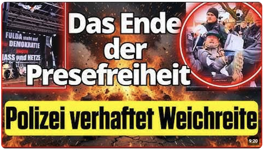 Antifa-Demo eskaliert! Weichreite von Polizei abgeführt, das Ende der Pressefreiheit?