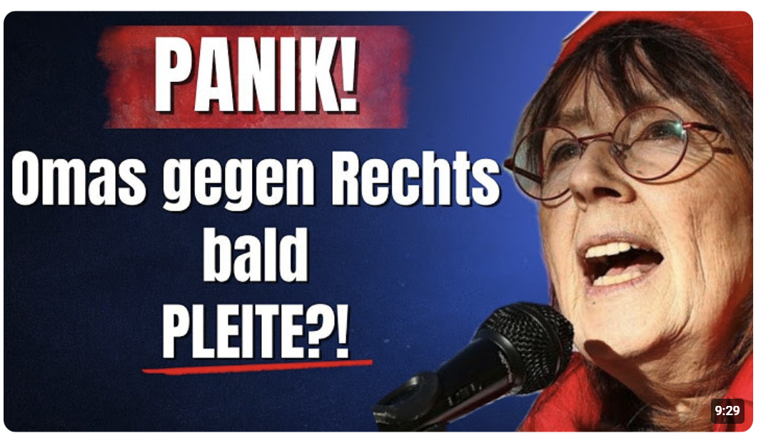 Omas gegen Rechts am ENDE? Der heftige finanzielle Schlag, der die linke Szene erschüttert!
