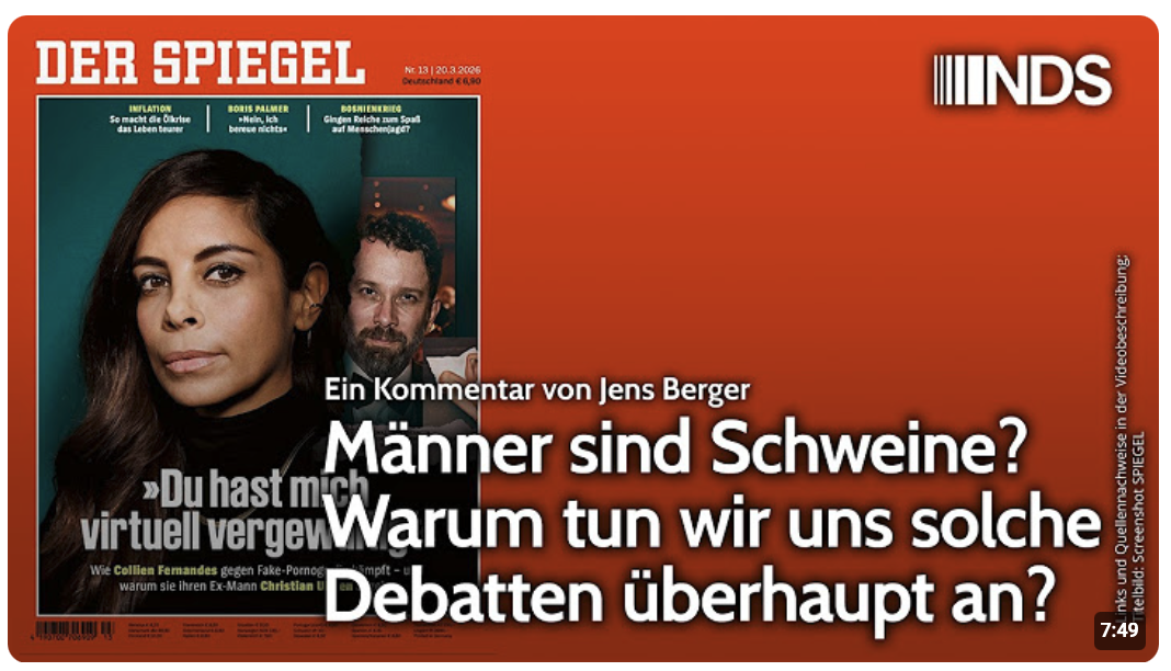 Männer sind Schweine? Warum tun wir uns solche Debatten überhaupt an? | Jens Berger | NDS-Podcast