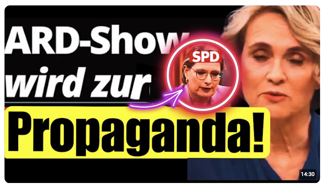 Heftig !!! Miosga Sendung wird zur reinsten Propaganda-Show !!
