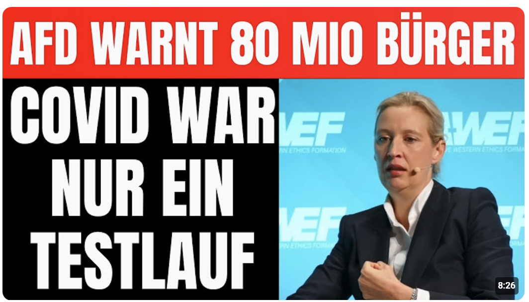 Weidel kündigt etwas UNFASSBARES an  „sie haben getestet wie WEIT sie gehen können“