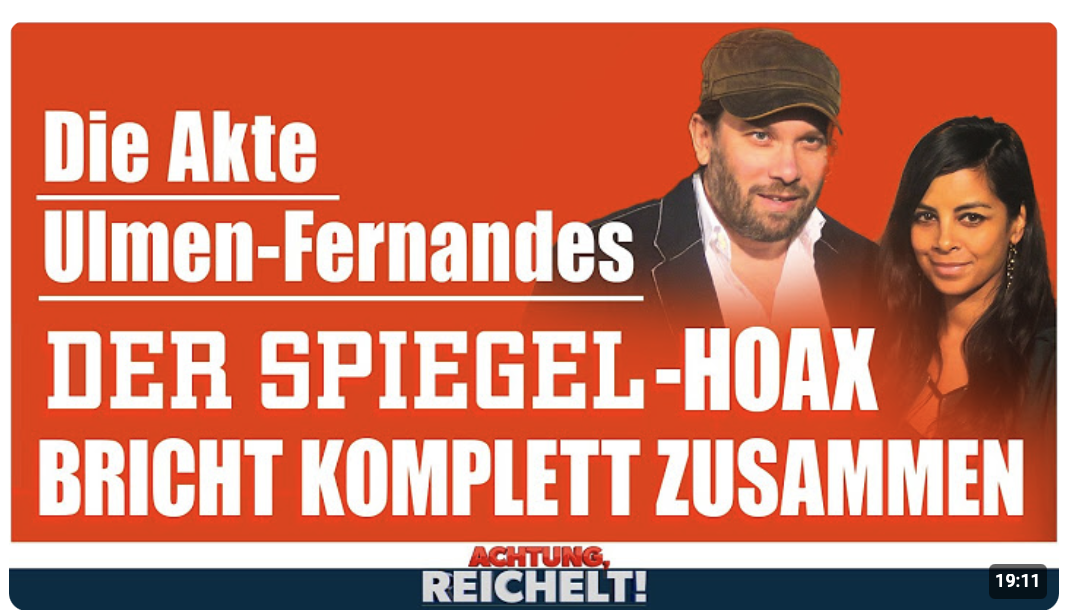 So hat der Spiegel mit der Deepfake-Lüge das Land getäuscht und Propaganda gemacht!