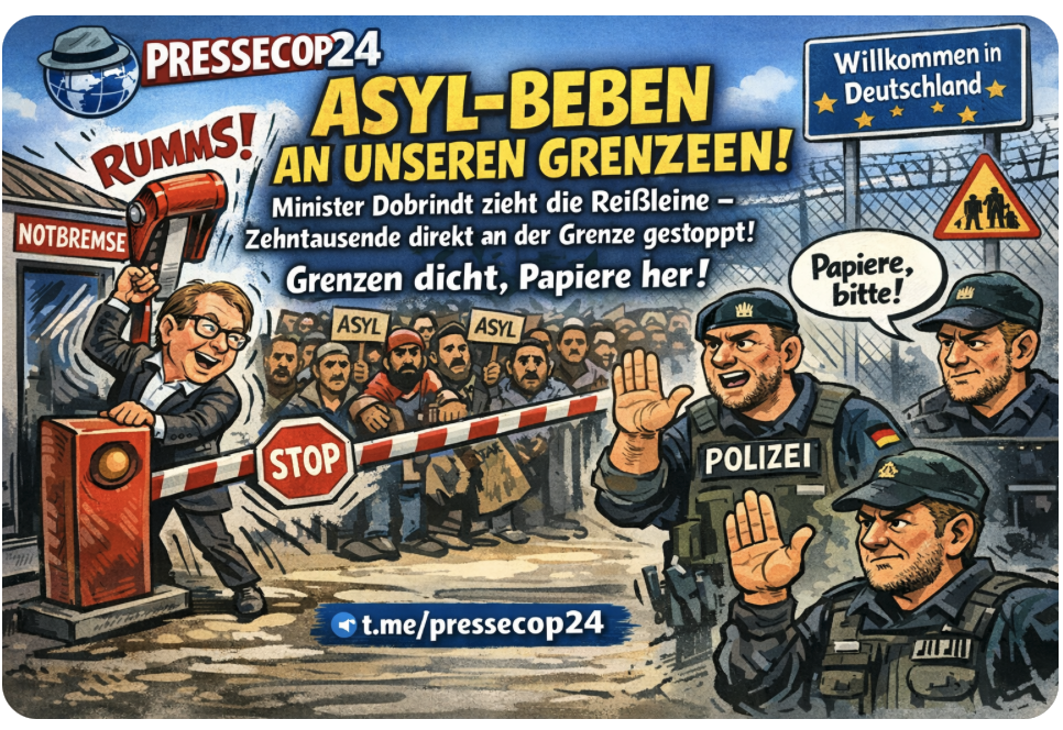 ASYL-BEBEN AN UNSEREN GRENZEN!