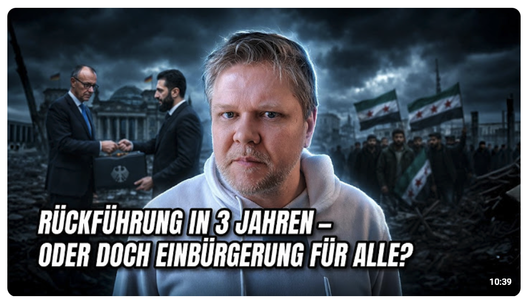 Merz‘ Ansage sorgt für Kopfschütteln: 80% der Syrer sollen Deutschland verlassen!