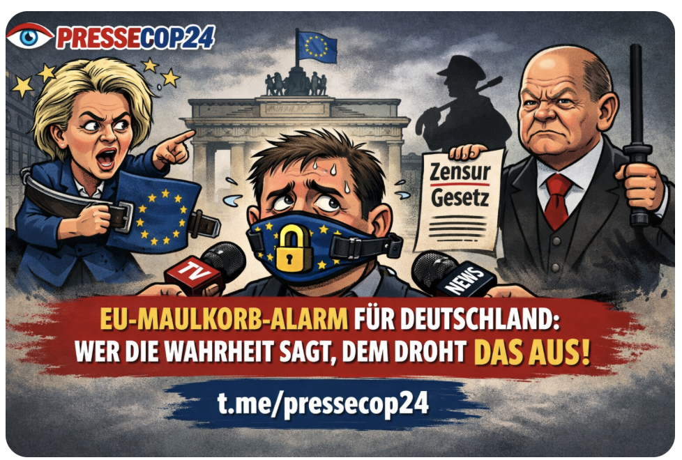 EU-MAULKORB-ALARM FÜR DEUTSCHLAND: WER DIE WAHRHEIT SAGT, DEM DROHT DAS AUS!