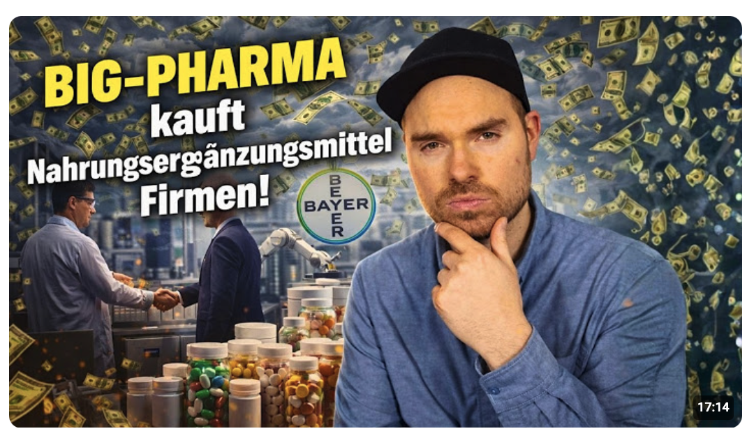 Big-Pharma kauft Supplement-Firmen!