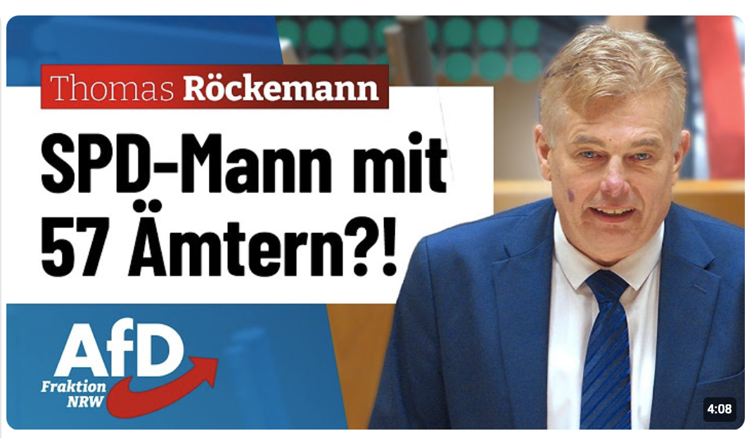 SPD-Mann mit 57 Ämtern?! – Thomas Röckemann (AfD)