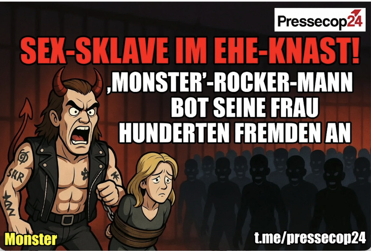 SEX-SKLAVE IM EHE-KNAST! „MONSTER“-MANN BOT SEINE FRAU HUNDERTEN FREMDEN AN