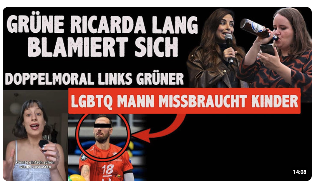 GRÜNE  Ricarda  LANG  eskaliert  zu  Collien Fernandes  Komplex