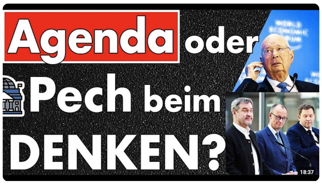 Globalistische Agenda zur Zerstörung Deutschlands oder Pech beim denken? Meine Analyse ist eindeutig