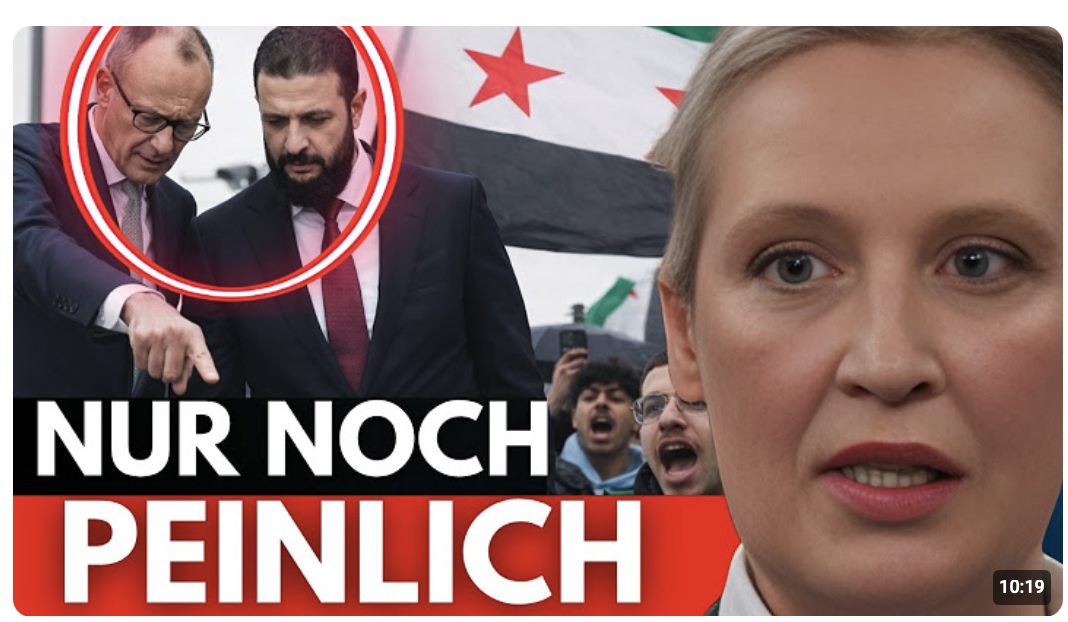 Erst 10 Mio Kopfgeld, jetzt 220 Mio geschenkt!  NIUS zerlegt Merz Naivität bei diesem „Staatsbesuch“