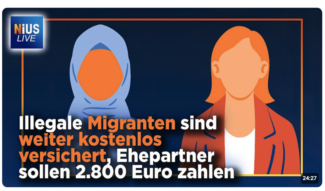 Krankenkassen: Ehepartner sollen zahlen – illegale Migranten nicht 