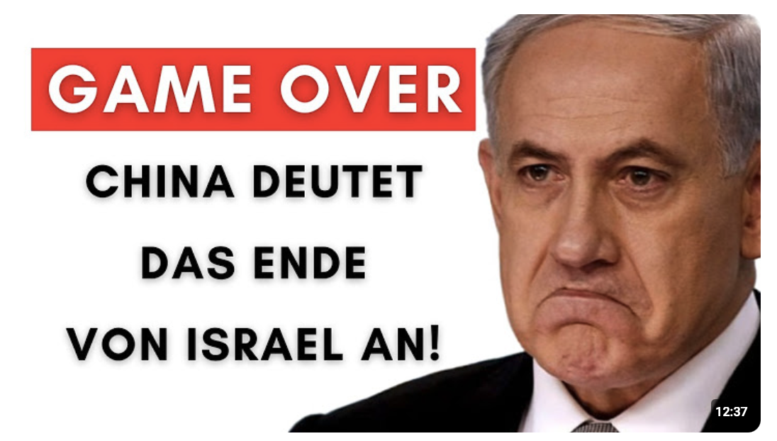 Europa zieht Notbremse: EU bricht mit USA & Israel komplett + China deutet das Ende von Israel an.