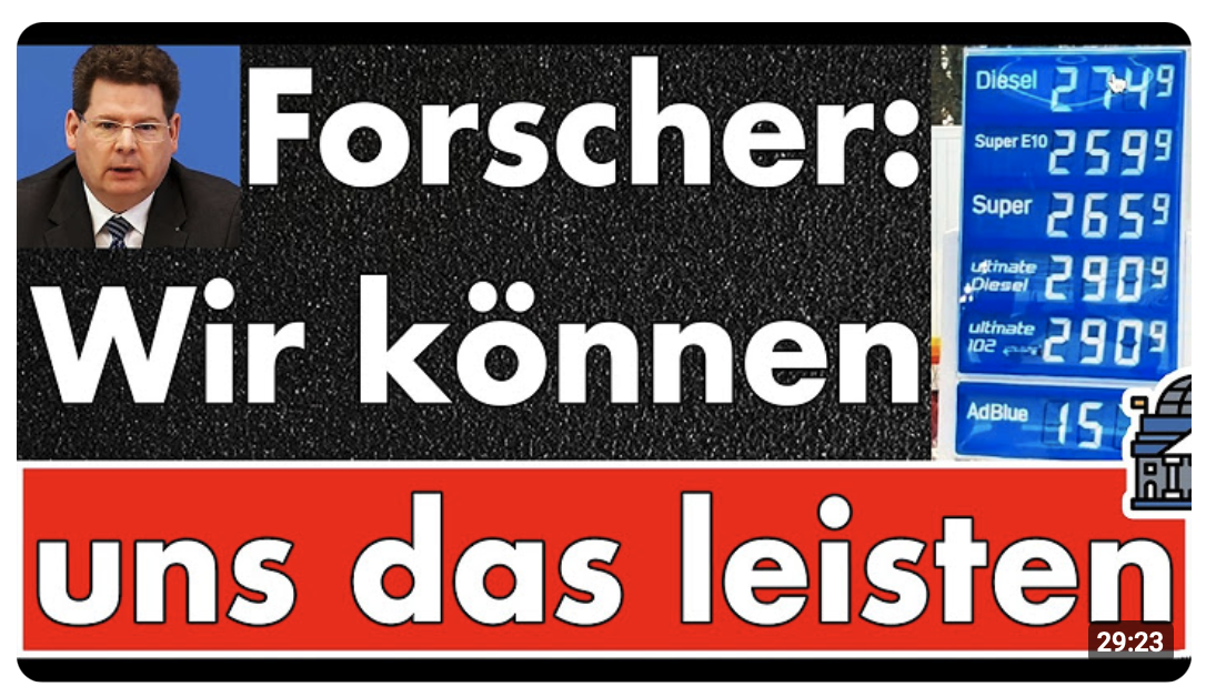 Wir sind so reich, wir können uns die Energiepreise leisten – unglaubliche Aussagen der Experten!