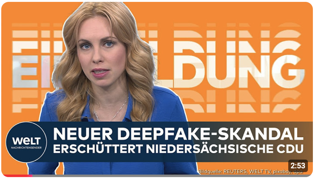 EILMELDUNG: Deepfake-Eklat! CDU-Mitarbeiter erstellt KI-Video von Kollegin!