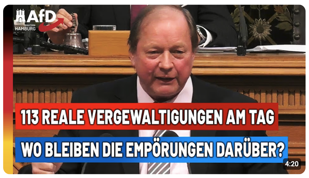 113 Vergewaltigungen am Tag! Wo ist die Empörung?