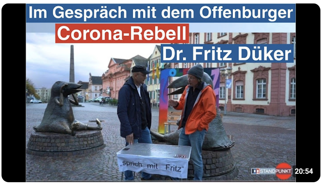 IDA-Standpunkt: Im Gespräch mit dem Offenburger Corona-Rebell Dr. Fritz Düker