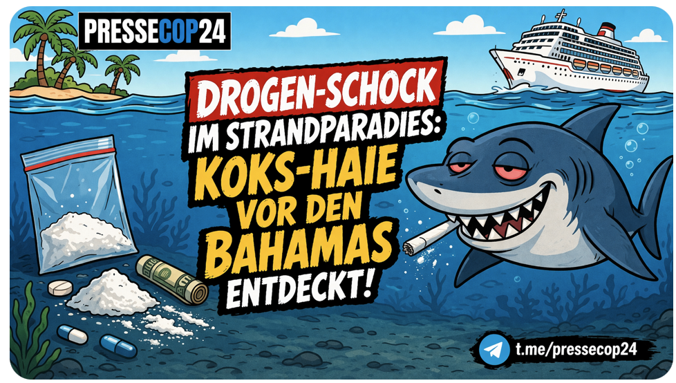 KOKS-HAIE IM PARADIES! DROGEN-SCHOCK VOR DEN BAHAMAS – FORSCHER SCHLAGEN ALARM
