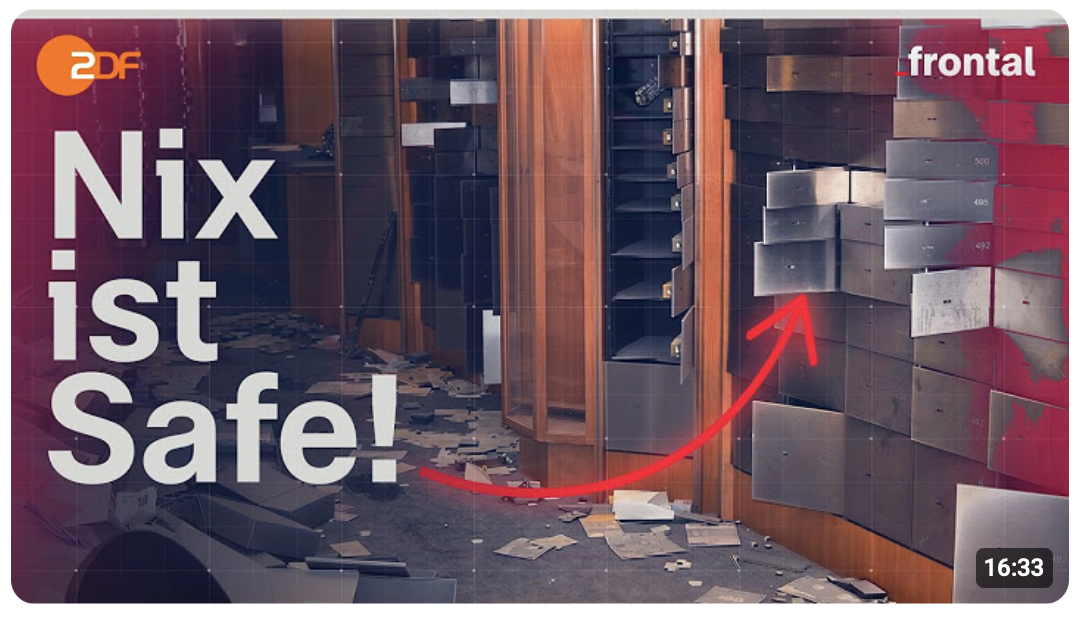 Inside Sparkasse: Spektakuläre Einbrüche | frontal