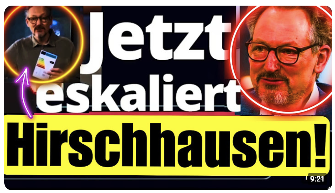 „Umwelt-Label für KI“- Hirschhausen dreht völlig am Rad !