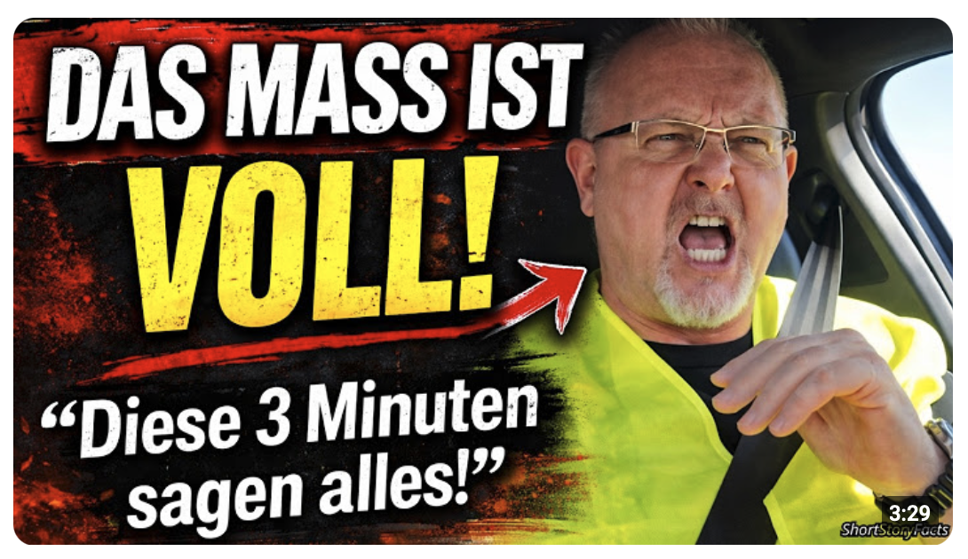 Hört ihm zu – diese 3 Minuten lohnen sich… gerade explodiert das Netz!