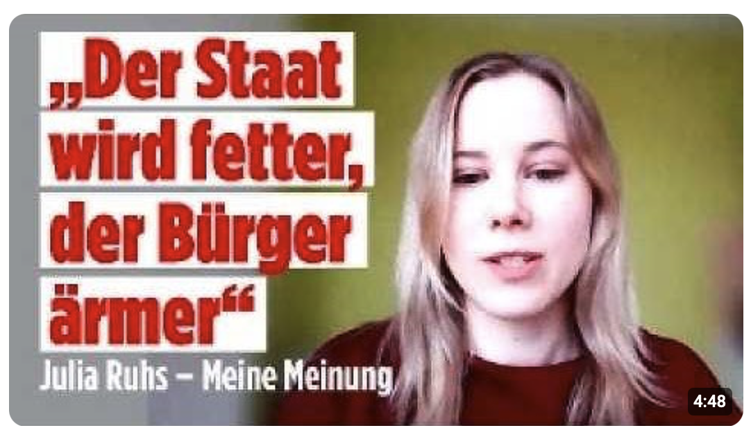 Politiker verfeuern unser Geld – Selbstbedienung in der Staatskasse | Julia Ruhs – Meine Meinung