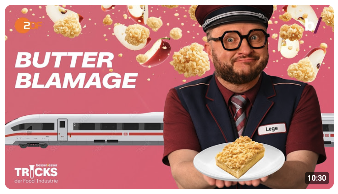Bahn Blame: Sebastian disst den butterlosen Apfelstreuselkuchen