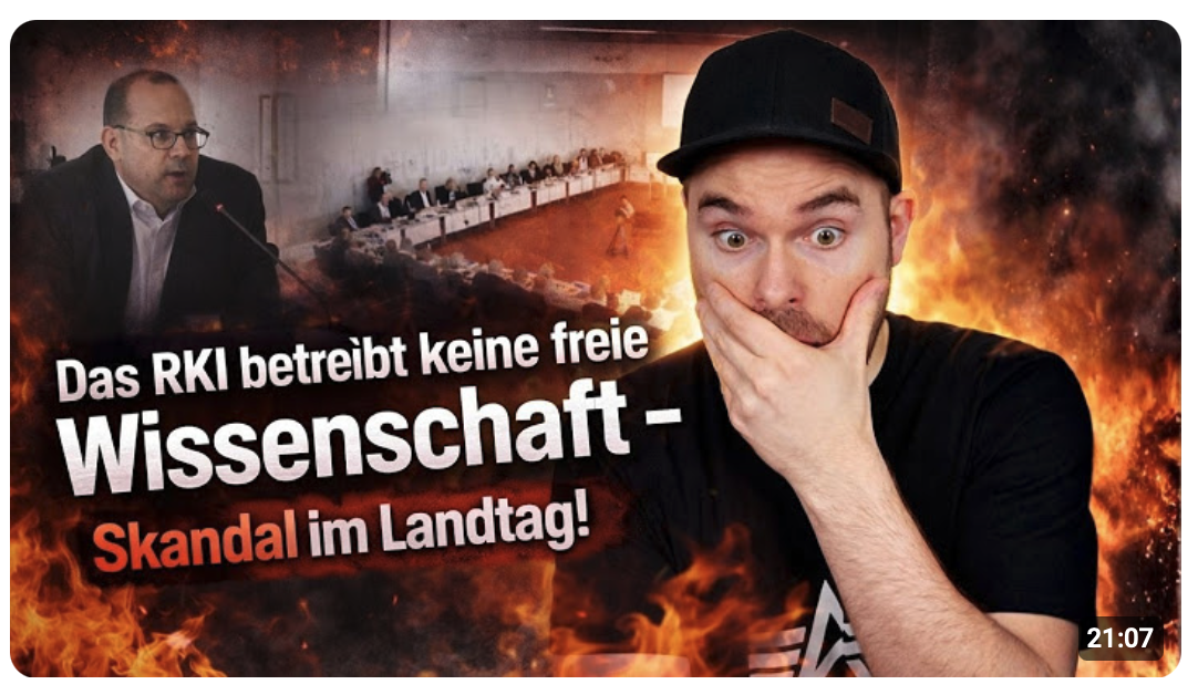 Das RKI betreibt keine freie Wissenschaft – Skandal im Landtag!