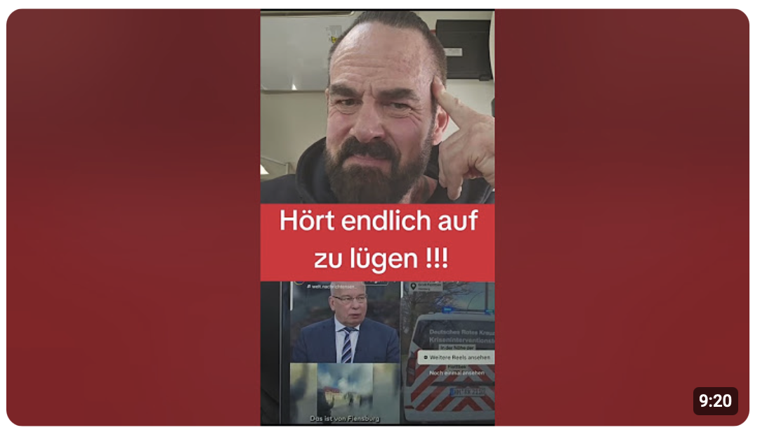 Hört endlich auf zu lügen !!!