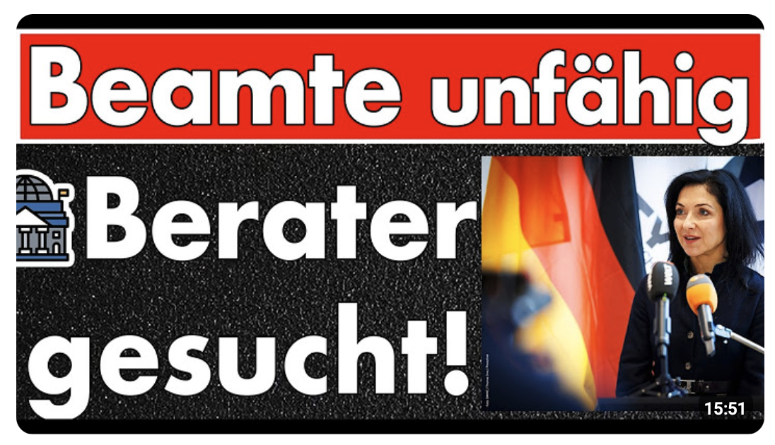 Beamte können es nicht! Berater sollen tausende Stunden arbeiten und bekommen nur Peanuts!