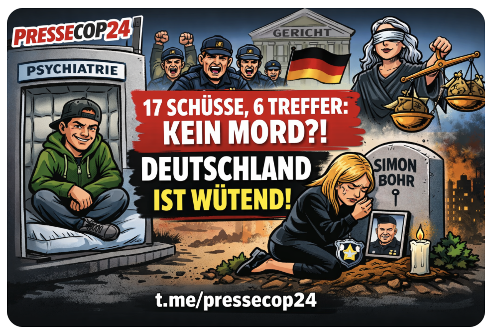 SCHOCK-URTEIL NACH POLIZISTEN-TOD! KEIN MORD TROTZ KUGELHAGEL – DEUTSCHLAND FASSUNGSLOS!