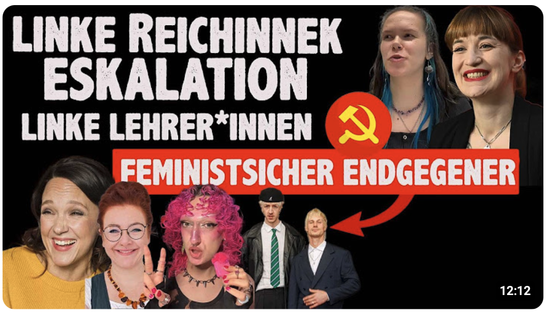 Linke Heidi Reichinnek ESKALIERT mit Lehrerin und Queer Feminismus